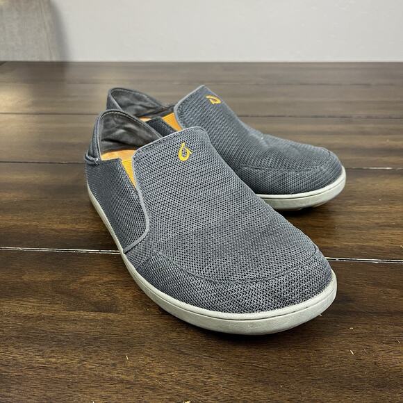 Olukai Nohea Mesh - Slip On Loafers - Men's 10.5 - Gray - Picture 4 of 6